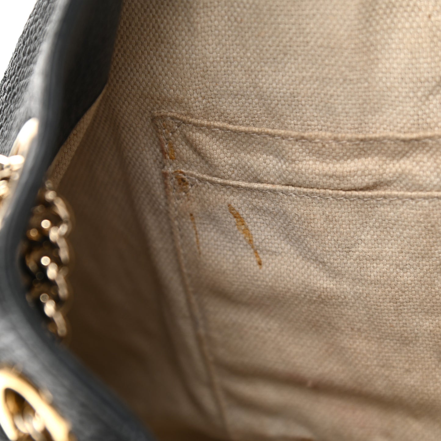 Pebbled Calfskin Medium Soho Chain Shoulder Bag Black