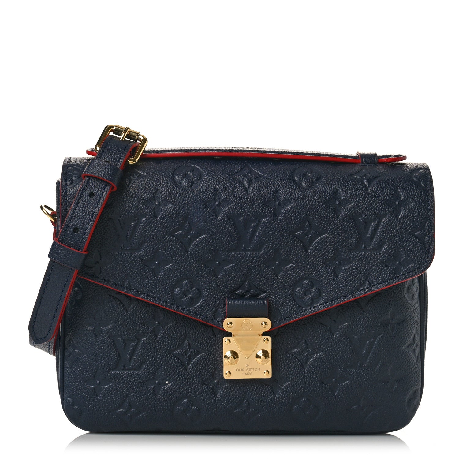 Louis Vuitton Empreinte Pochette Metis Marine Rouge 1 of 9