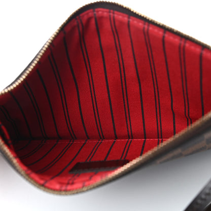 Louis Vuitton Damier Ebene Neverfull MM GM Pochette 5 of 9