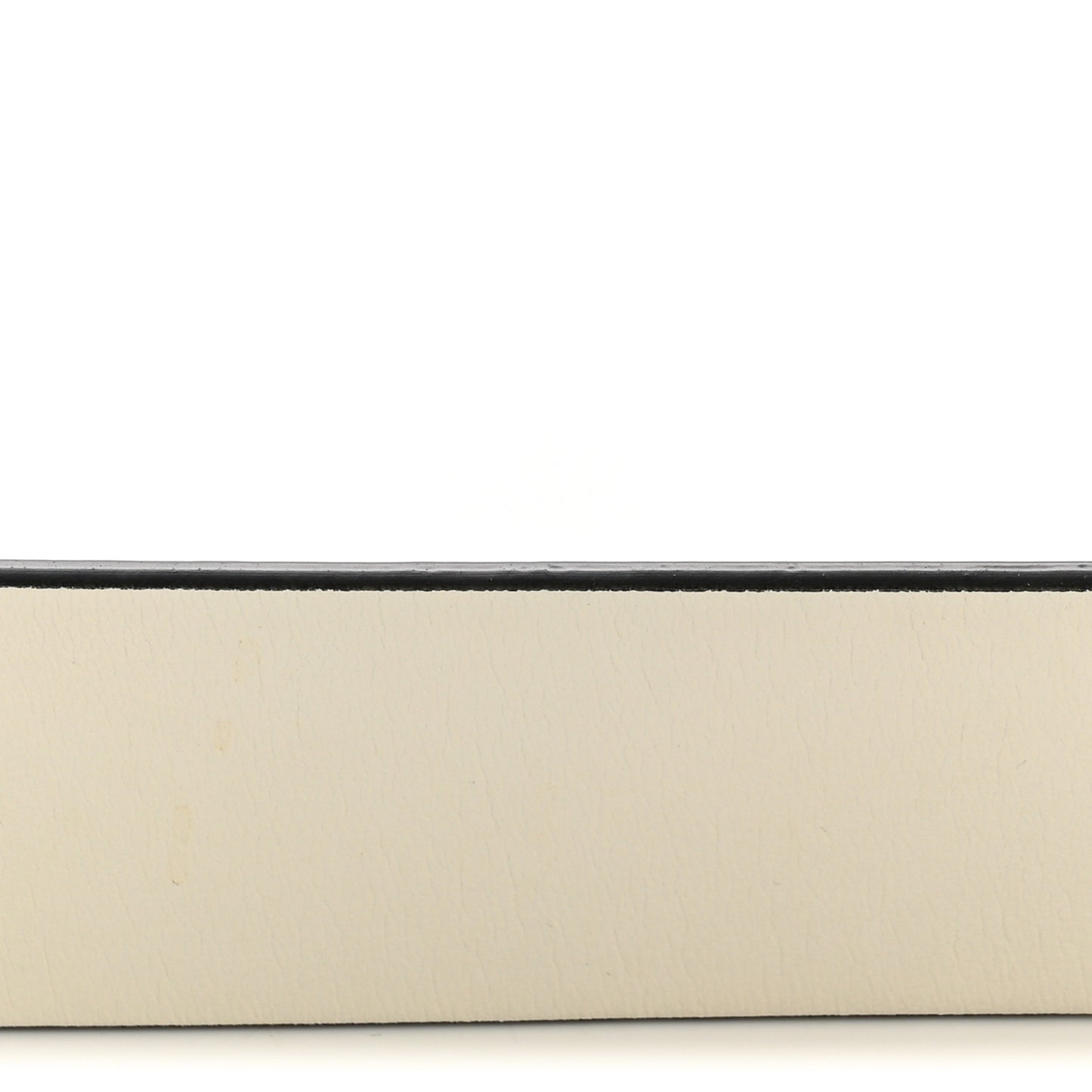 Calfskin CC Reversible Belt 85 White Black