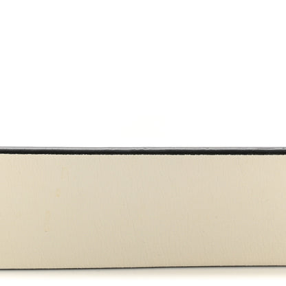 Chanel Calfskin CC Reversible Belt 85 White Black 8 of 9