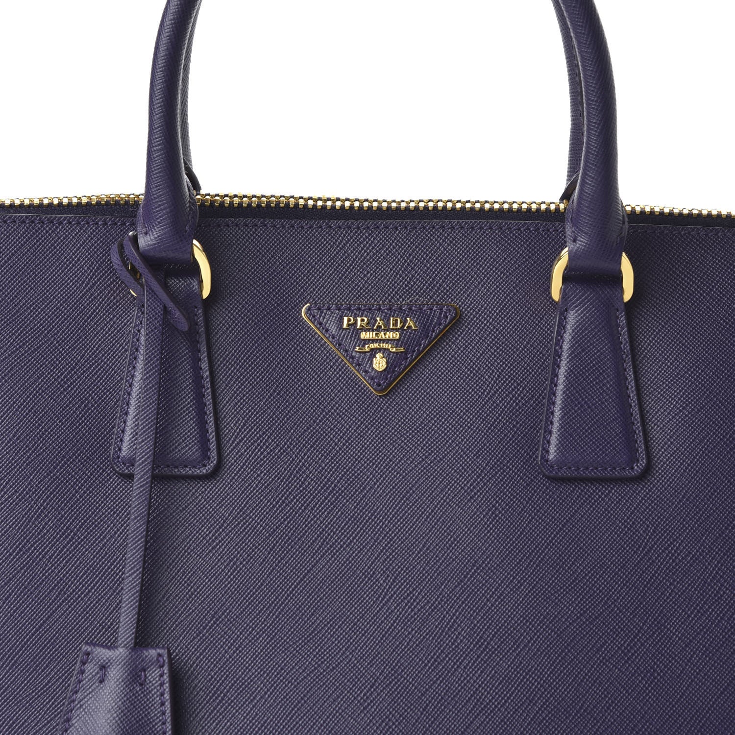 Prada Saffiano Lux Large Promenade Uva 10 of 10