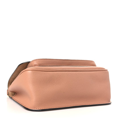 Louis Vuitton Grained Calfskin Lockme Chain Bag PM Rose Silk 4 of 8