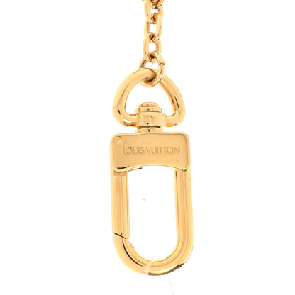 Louis Vuitton Brass Monogram Blooming Flowers Bag Charm Key Holder Rose Ballerine 5 of 6