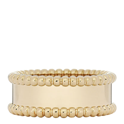 Van Cleef & Arpels 18K Yellow Gold Perlee Signature Ring 54 7 3 of 5