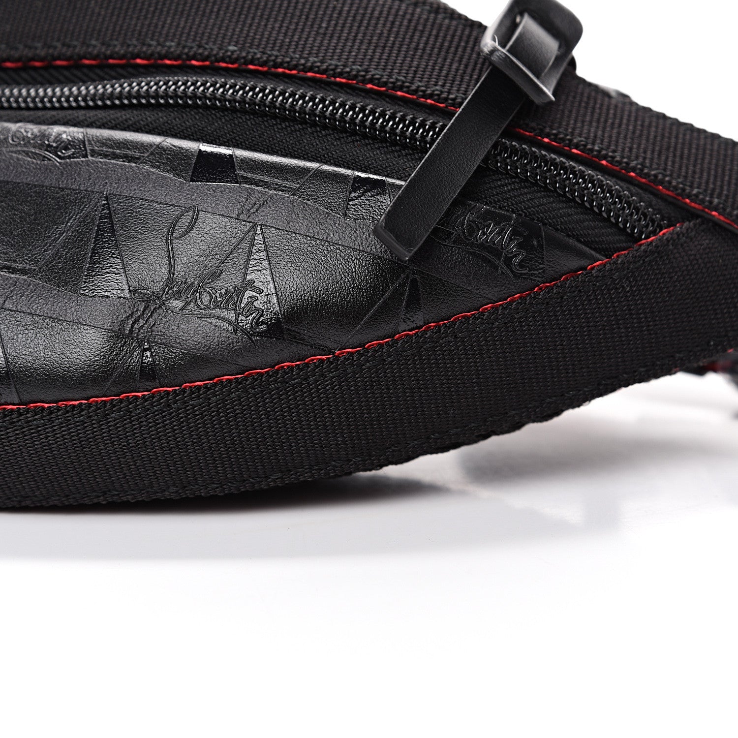 Christian Louboutin Calfskin Paris NYC Belt Bag Black 9 of 10