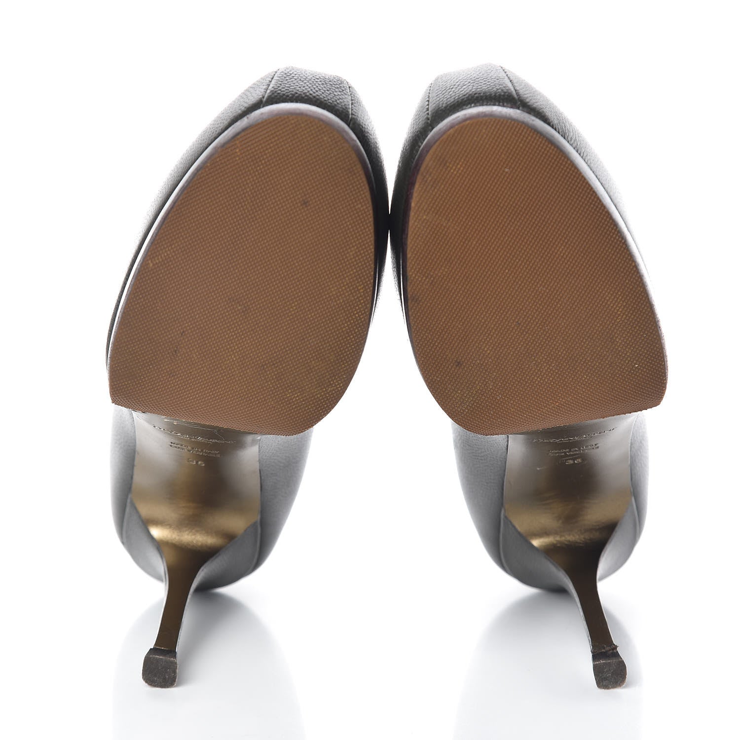 Saint Laurent Vernigolf Tribtoo 80 Platform Pumps 36 7 of 12