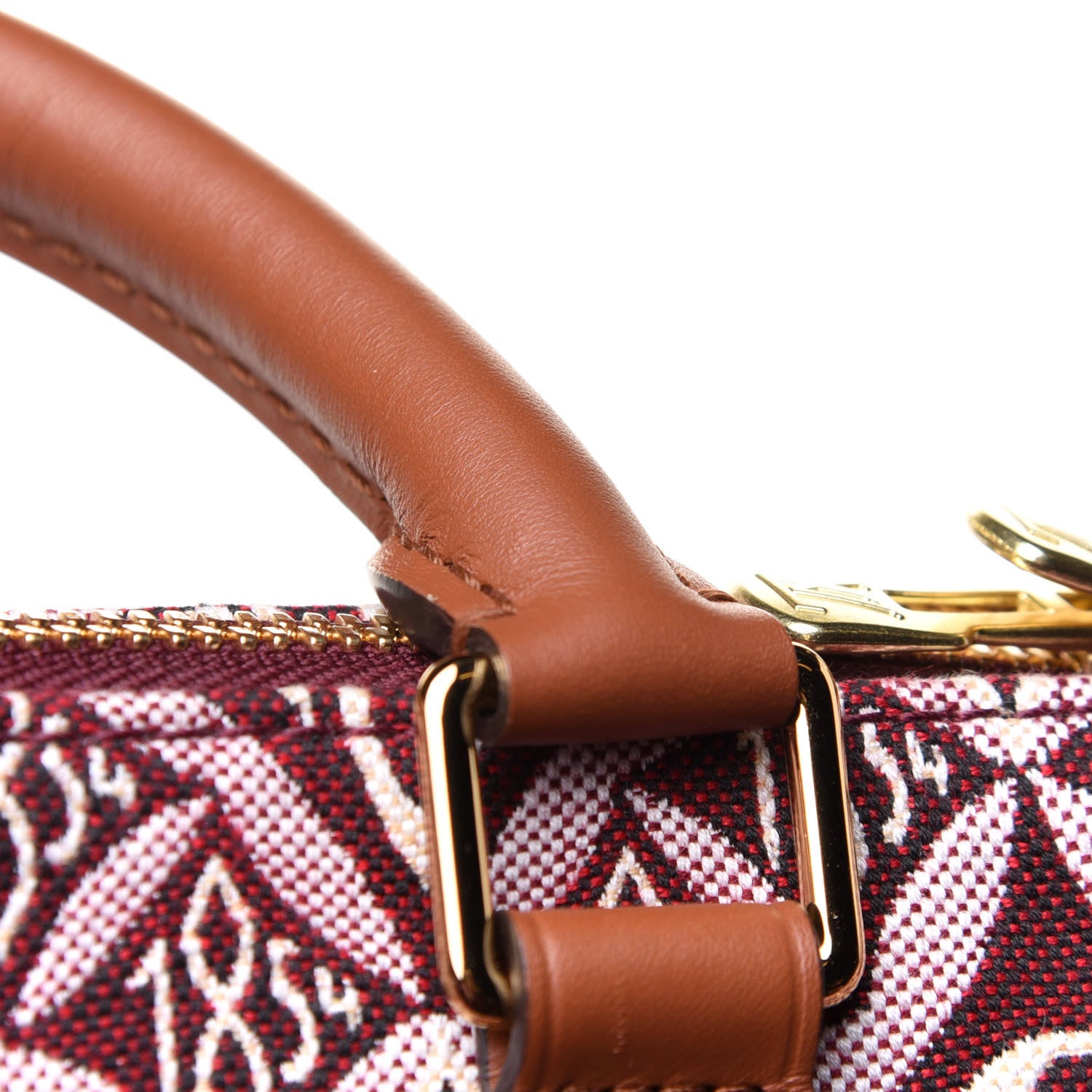 Louis Vuitton Jacquard Since 1854 Speedy Bandouliere 25 Bordeaux 11 of 11