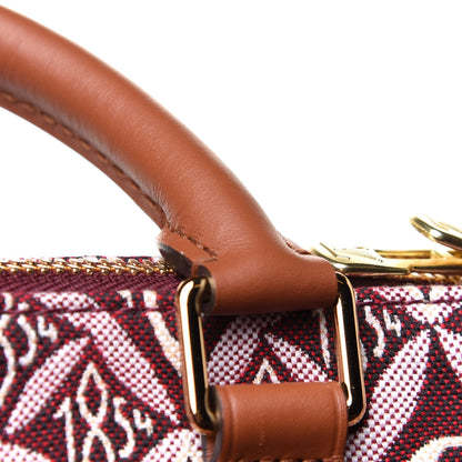Louis Vuitton Jacquard Since 1854 Speedy Bandouliere 25 Bordeaux 11 of 11