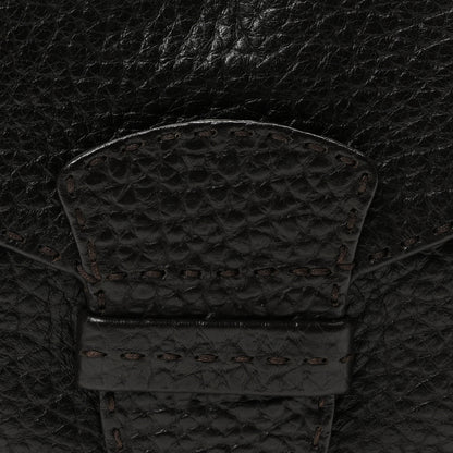 Prada Cervo Berlino Satchel Brown 7 of 9