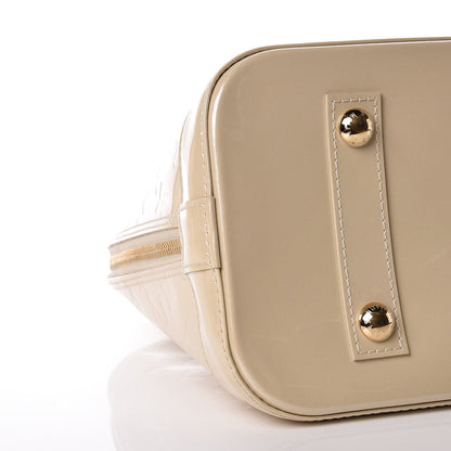 Louis Vuitton Vernis Alma PM Blanc Corail 8 of 12