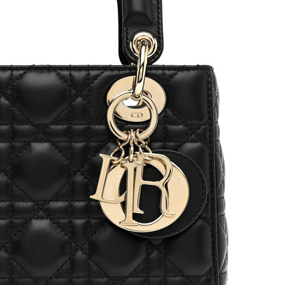 Christian Dior Lambskin Cannage Small My ABCDior Lady Dior Black 8 of 11