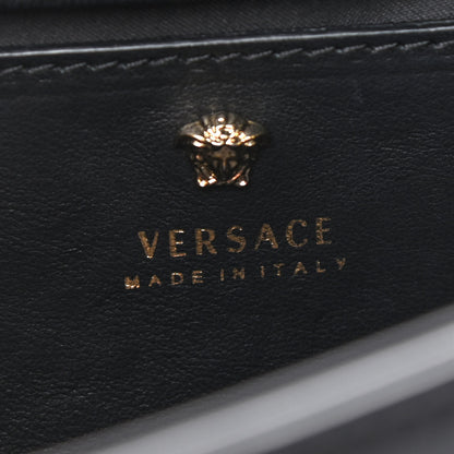 Versace Nappa Palazzo Quilted Shoulder Bag Black 9 of 11