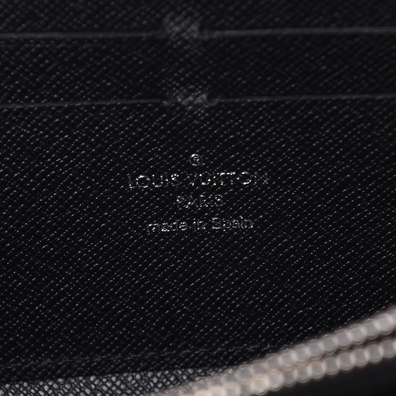 Louis Vuitton Epi Zippy Wallet Black 6 of 9