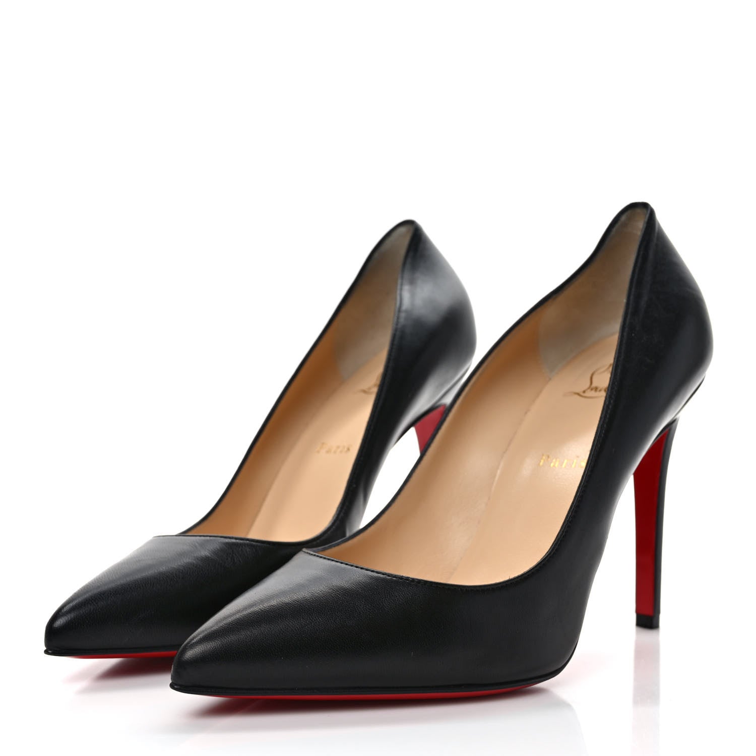 Christian Louboutin Shiny Nappa Pigalle Follies 100 Pumps 41.5 Black 3 of 9