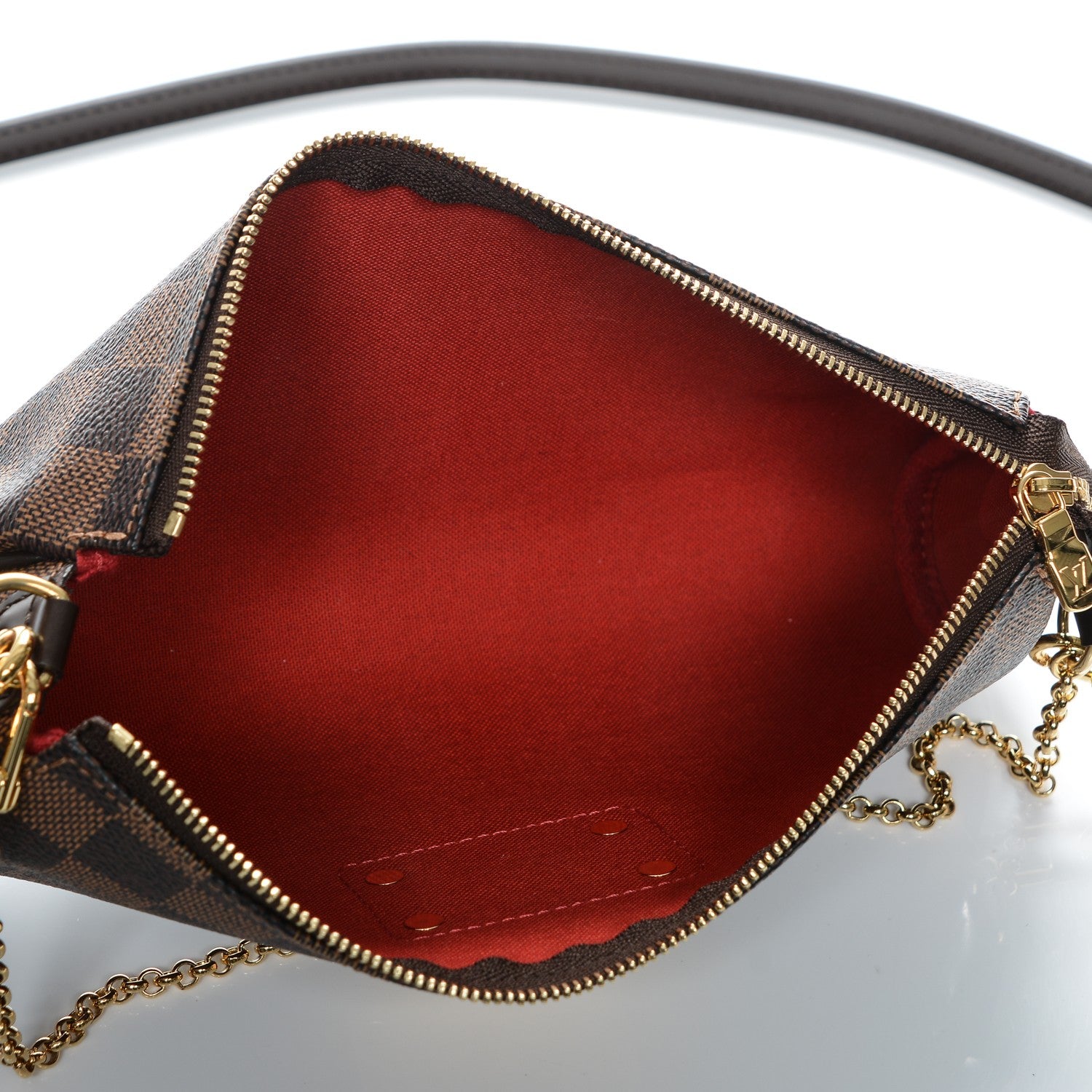 Louis Vuitton Damier Ebene Eva Clutch 5 of 8