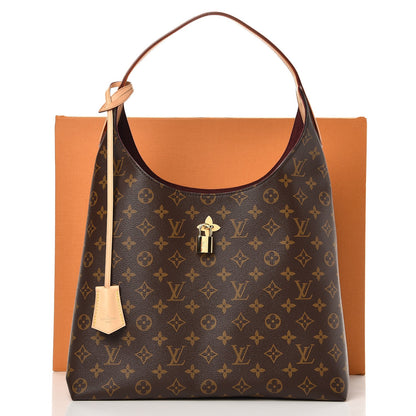 Louis Vuitton Monogram Flower Hobo Beige 9 of 9