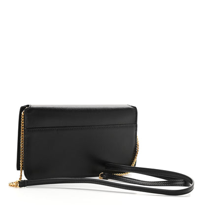 Saint Laurent Smooth Calfskin Monogram Phone Holder Crossbody Black 3 of 10