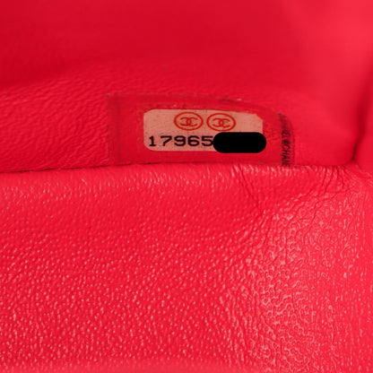 Chanel Patent Quilted Mini Square Flap Pink 6 of 7