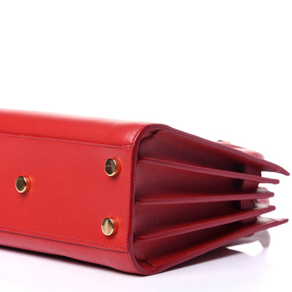 Saint Laurent Calfskin Nano Sac De Jour Lipstick Red 10 of 12