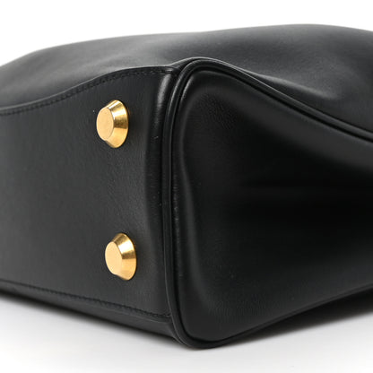 Balenciaga Natural Smooth Calfskin Mini Rodeo Top Handle Handbag Black 9 of 9
