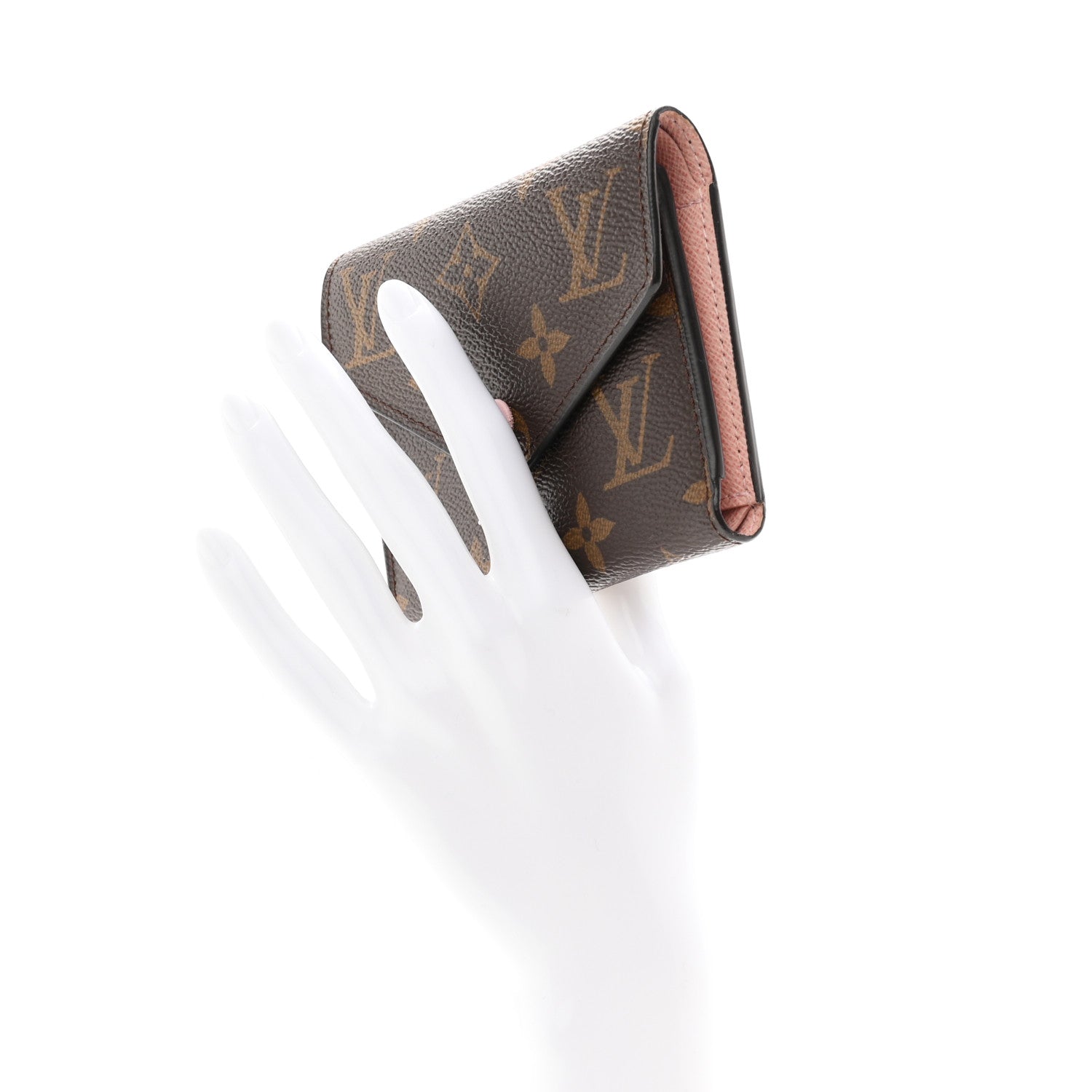 Louis Vuitton Monogram Victorine Wallet Rose Ballerine 2 of 8