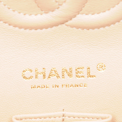 Chanel Caviar Quilted Medium Double Flap Beige Clair 6 of 7