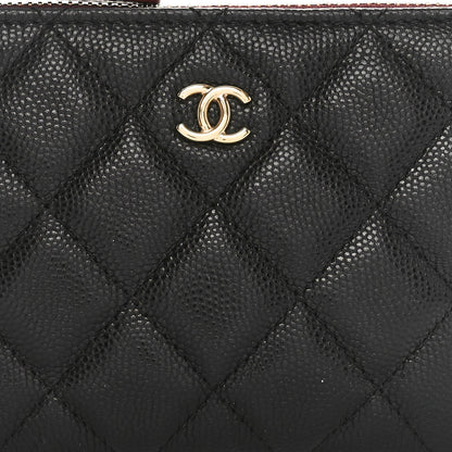 Chanel Caviar Quilted Small Cosmetic Case Black 8 of 8