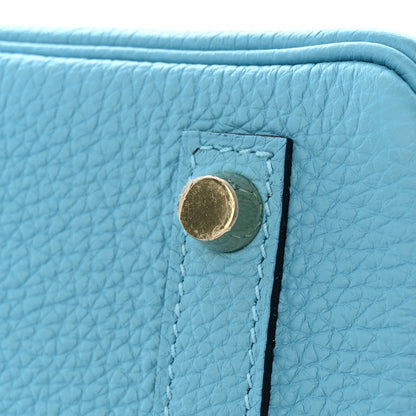 Hermes Togo Birkin 30 Blue Du Nord 10 of 13