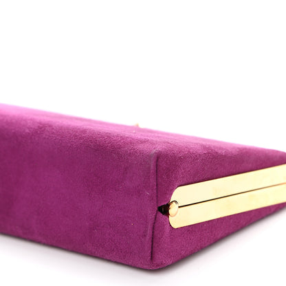 Jimmy Choo Suede Clutch Purple 9 of 9