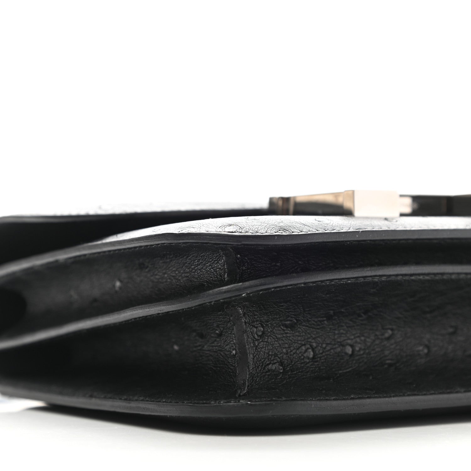 Hermes Ostrich Constance 18 Black 9 of 12