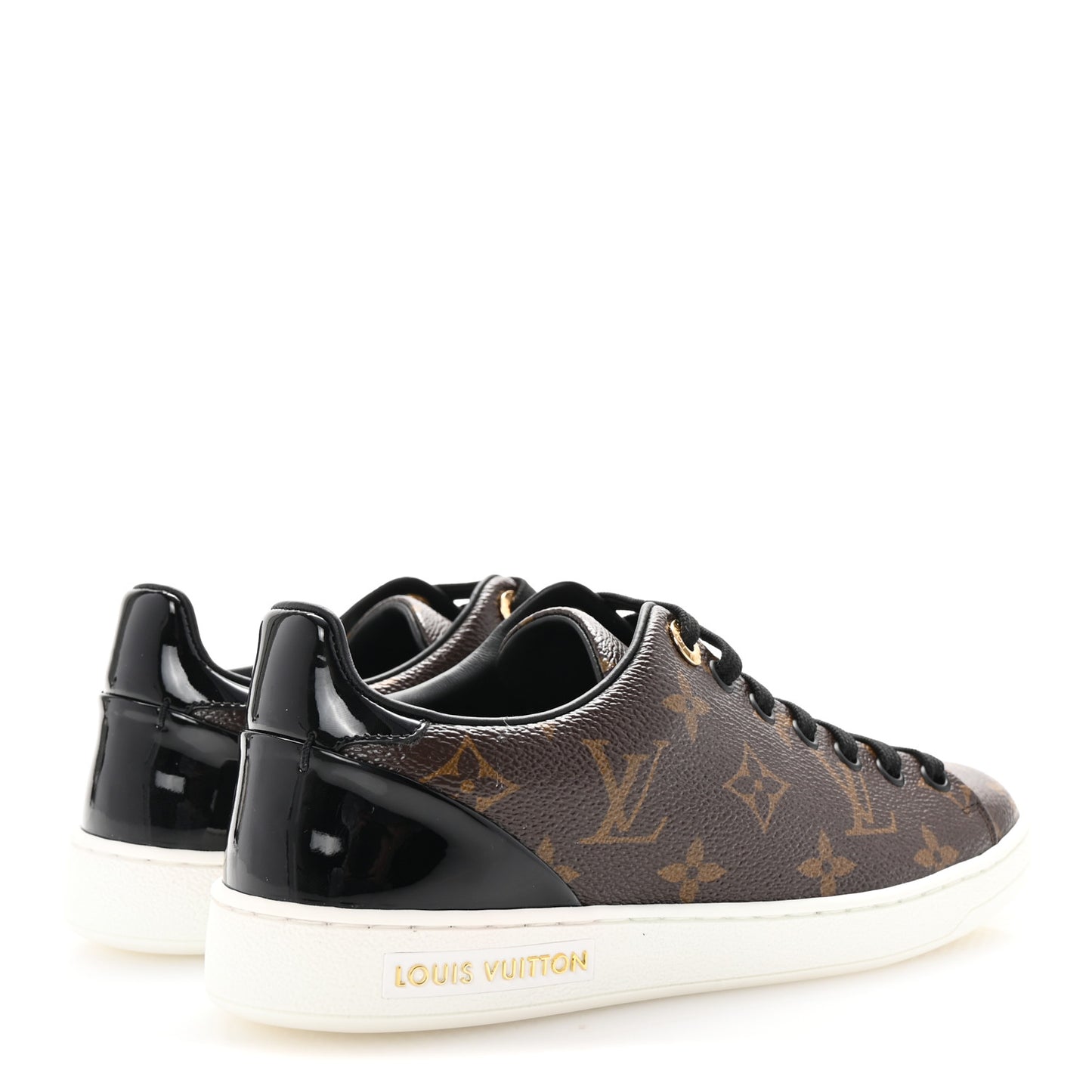 Patent Monogram Frontrow Sneakers 36