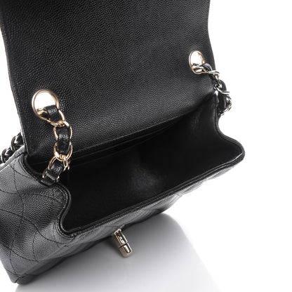 Chanel Caviar Quilted Mini Square Flap Black 5 of 7