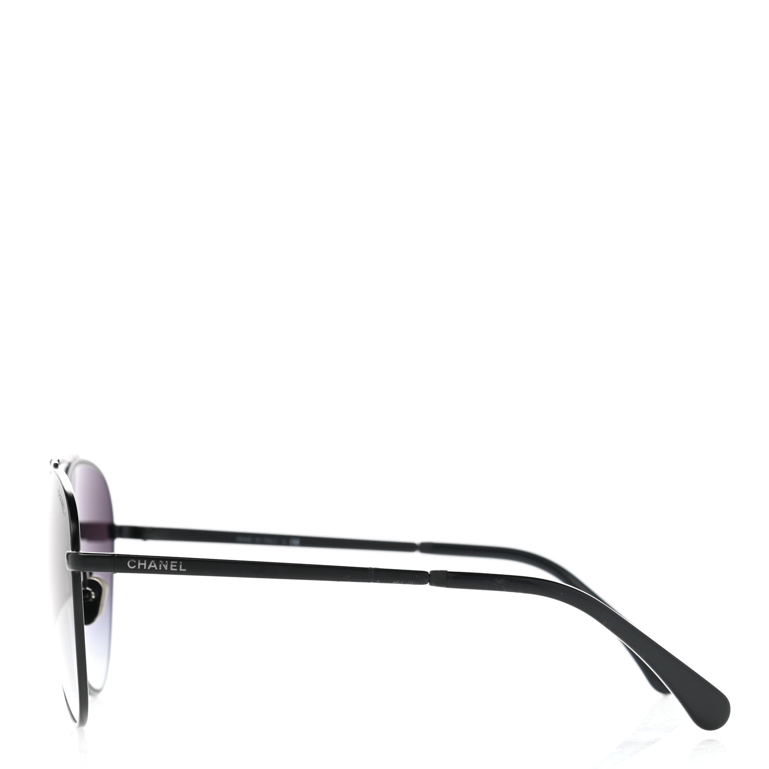 Chanel Metal Aviator Sunglasses 4279-B Black 2 of 8