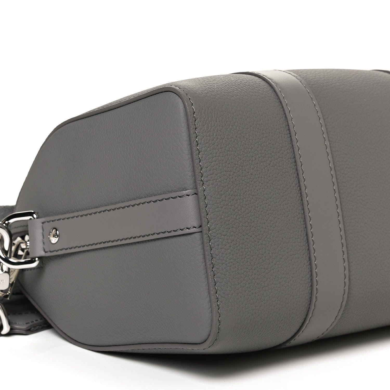 Louis Vuitton Grained Calfskin Aerogram City Keepall Gris 10 of 13