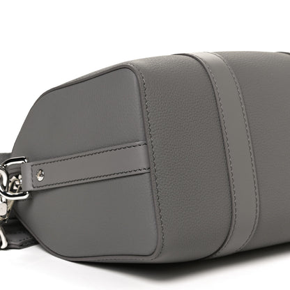 Louis Vuitton Grained Calfskin Aerogram City Keepall Gris 10 of 13