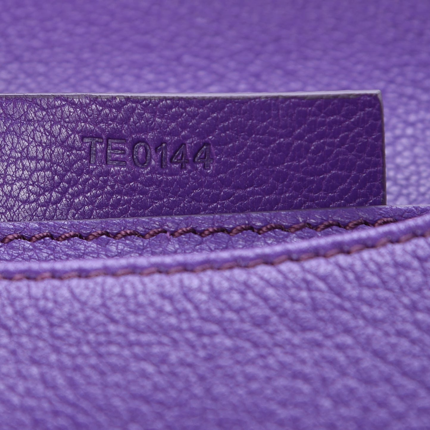 Sugar Goatskin Small Antigona Envelope Clutch Purple