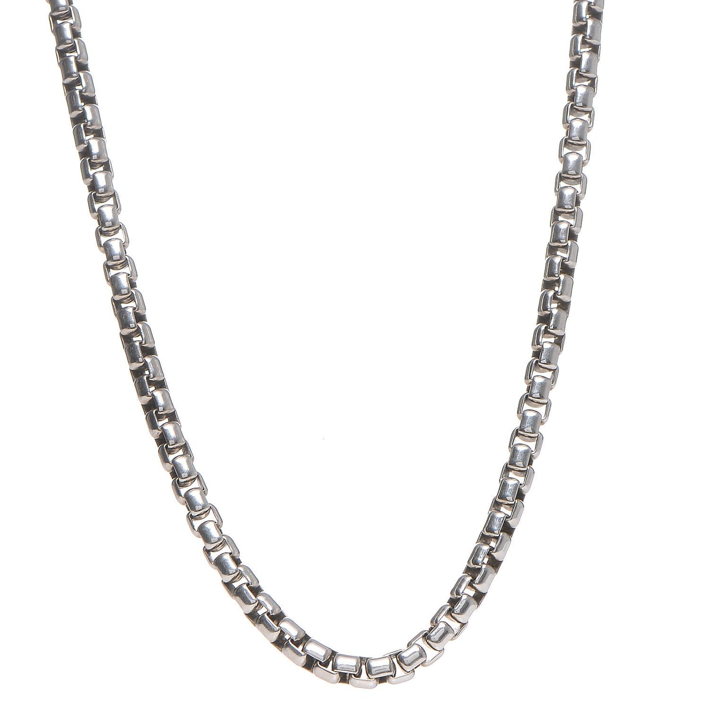 Sterling Silver Box Chain Necklace 22