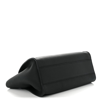 The Row Grained Calfskin Marlo 12 Tote Bag Dark Pine 4 of 11