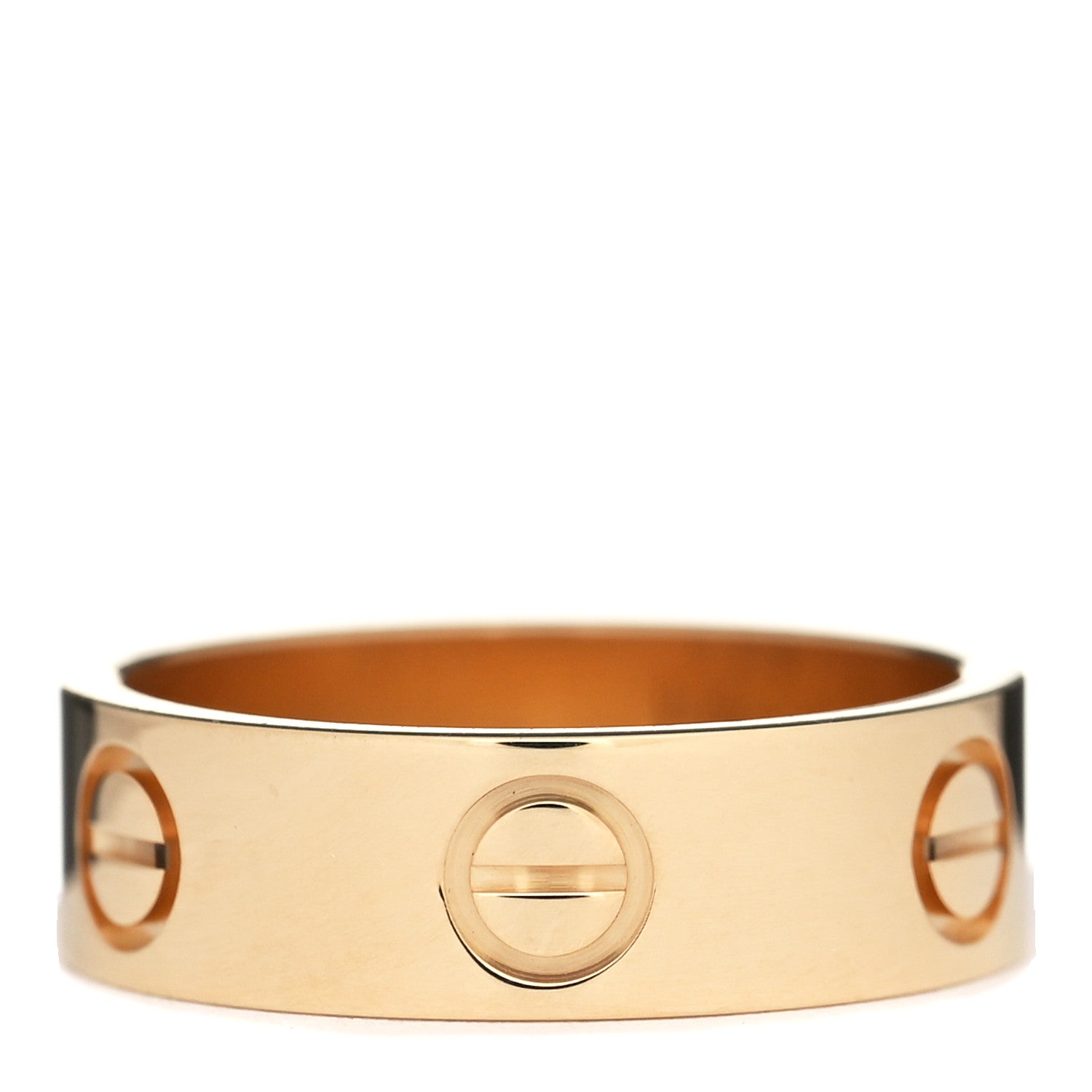 Cartier 18K Yellow Gold 5.5mm LOVE Ring 51 5.75 1 of 5