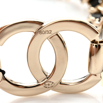 Chanel Lambskin CC Pearl Chain Belt 80 32 Black 3 of 3