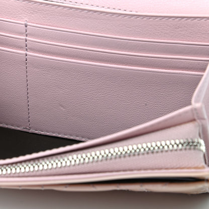 Christian Dior Patent Cannage Rendezvous Chain Wallet Pale Pink 10 of 14