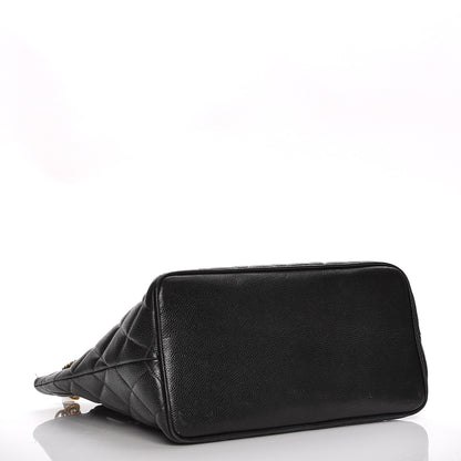 Chanel Caviar Quilted Medallion Tote Black 4 of 15