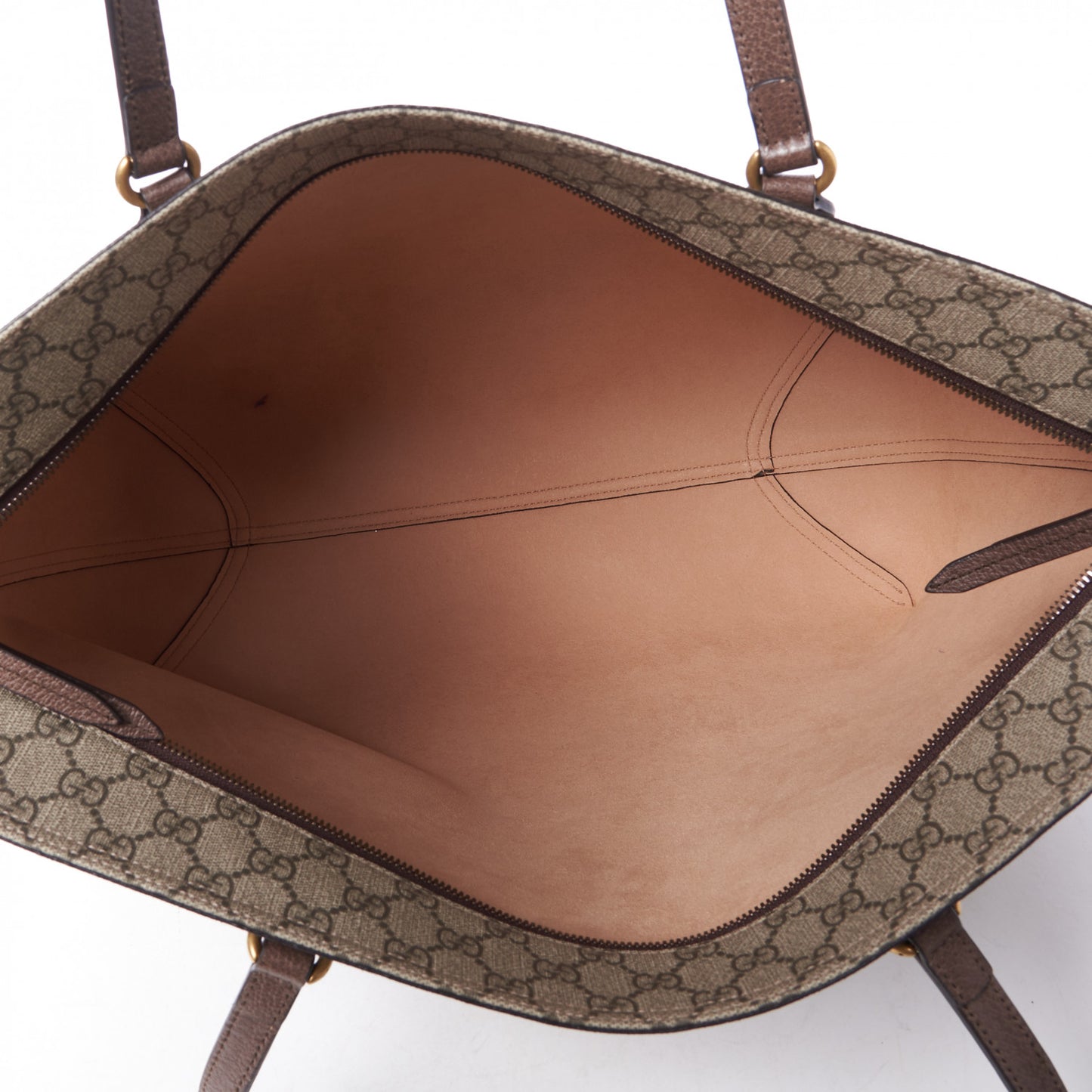 GG Supreme Monogram Medium Ophidia Shopping Tote Ebony