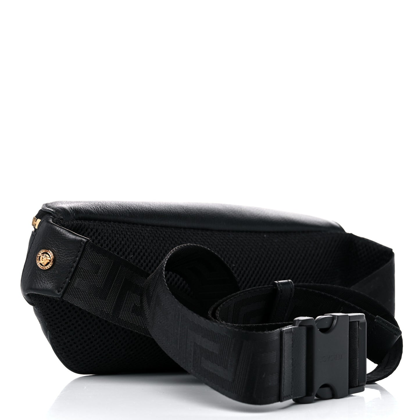 Grained Calfskin Vanitas Medea Belt Bag Black