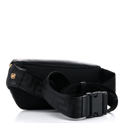 Versace Grained Calfskin Vanitas Medea Belt Bag Black 3 of 9