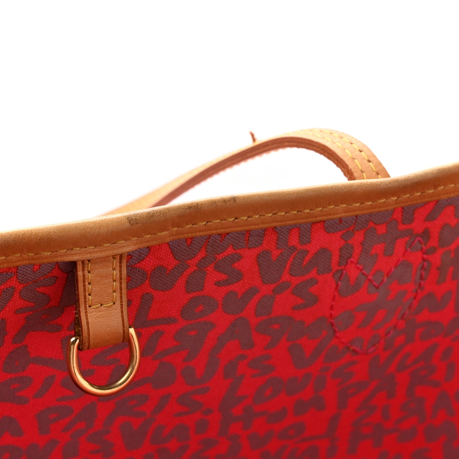 Louis Vuitton Monogram Graffiti Neverfull GM Fuchsia 13 of 16