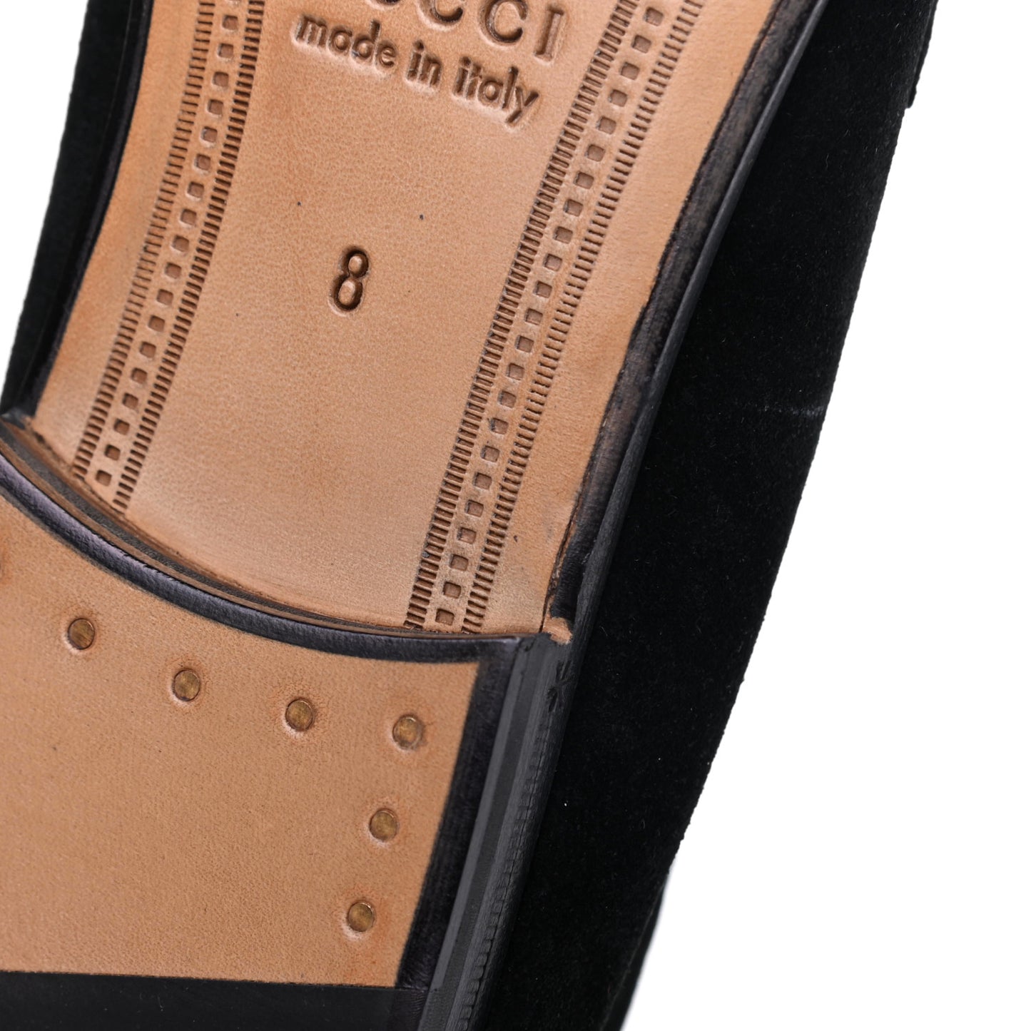 Suede Web Mens Horsebit Loafers 8 Black