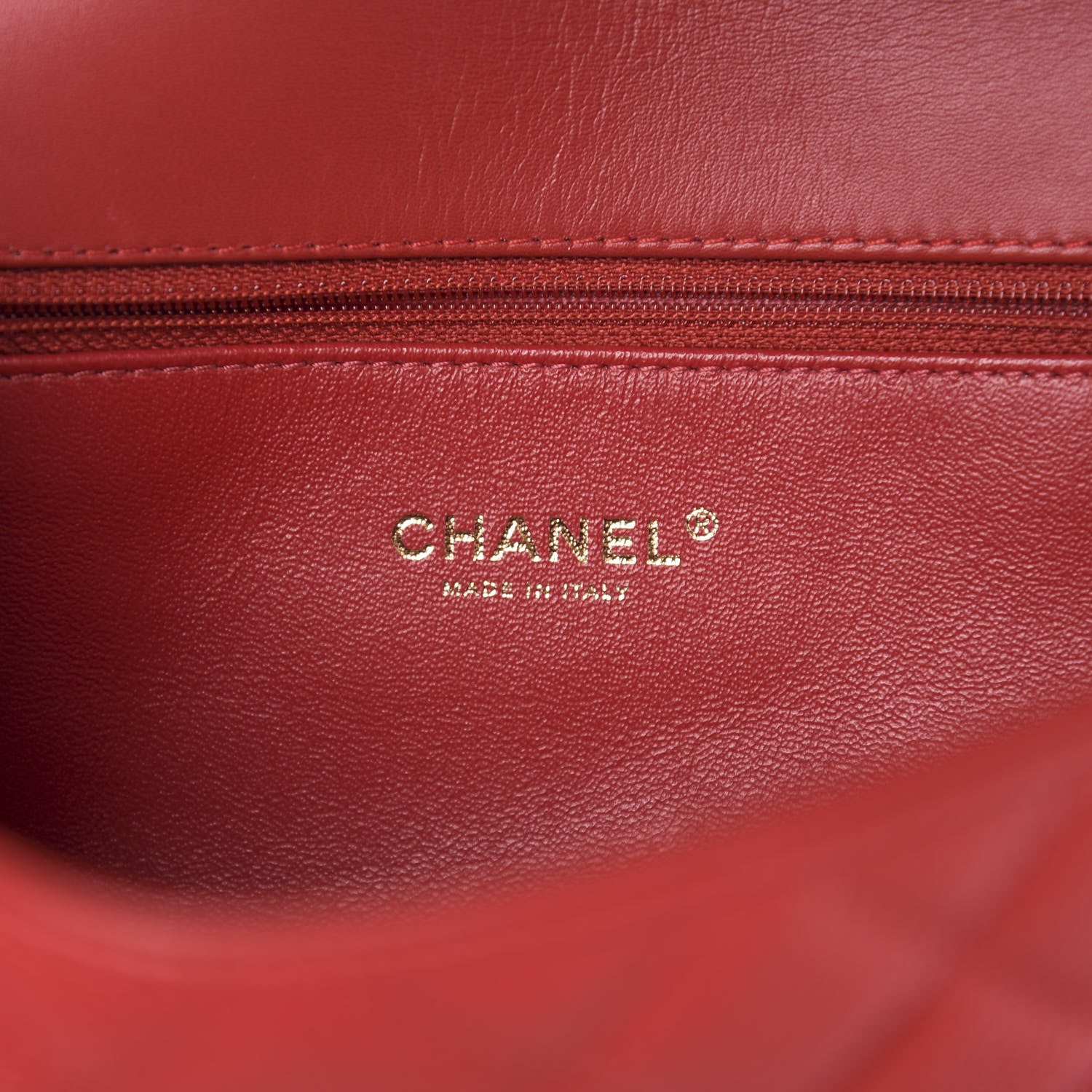 Chanel Caviar Quilted Medium CC Filigree Flap Red 5 of 9