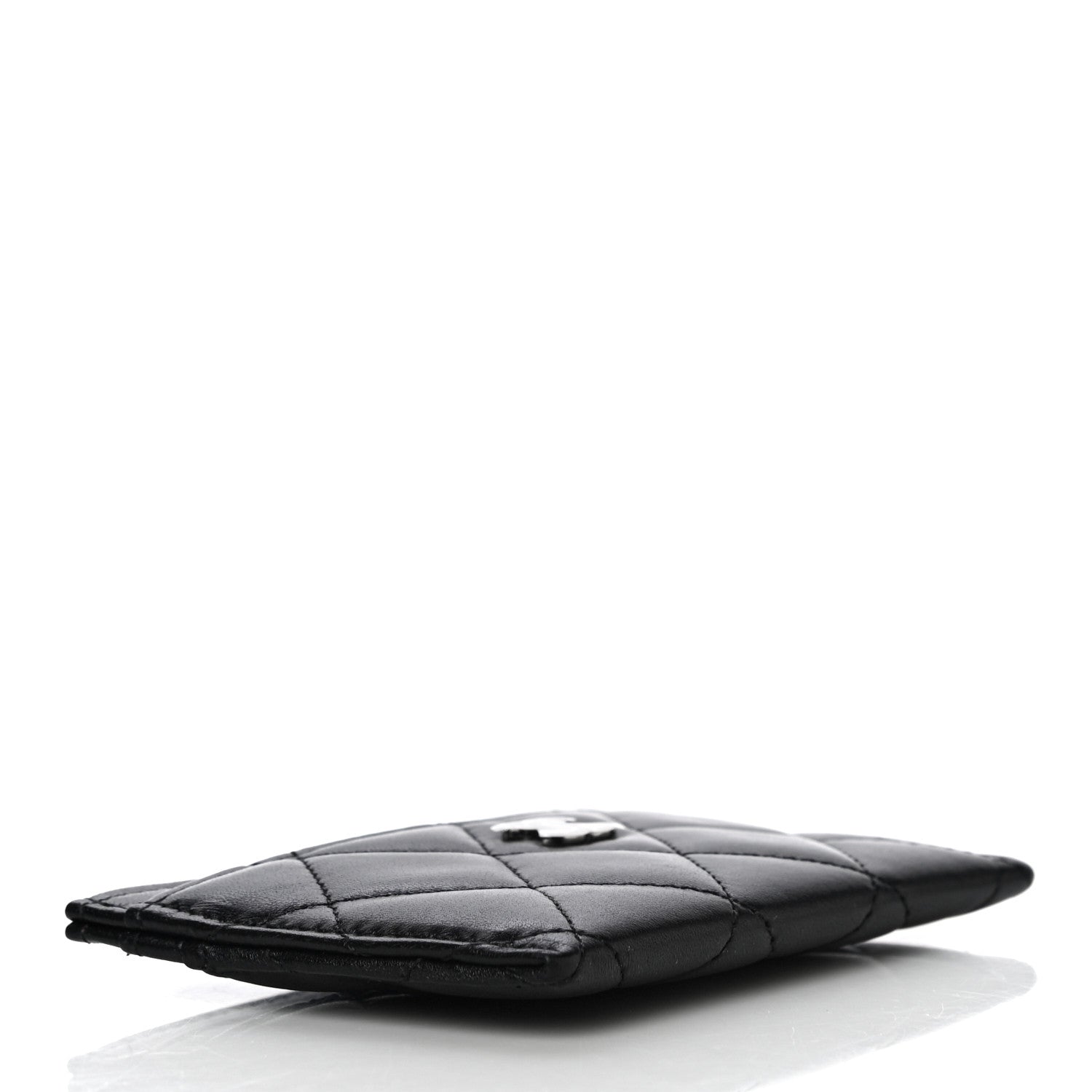 Chanel Lambskin Quilted Card Holder Black 4 of 12